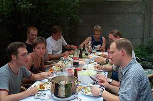 Barbecue bij Wilm en Mieke