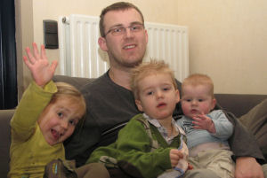 Jan, Emma, Senne en Joren