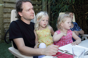 Etentje bij Dirk en Sarah