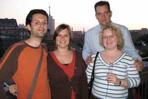 Tim, Kim, Anneke en Leendert