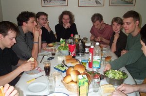 Tine en Erwin geven een brunch