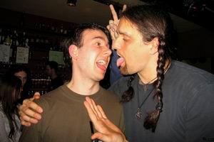 Stefaan en Harry intiem