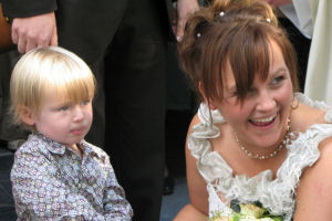 Het kerkelijk huwelijk van Dirk en Babs