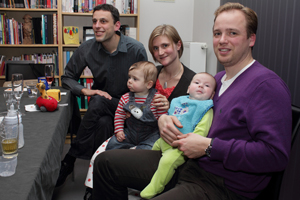 Mats en Vincent op bezoek