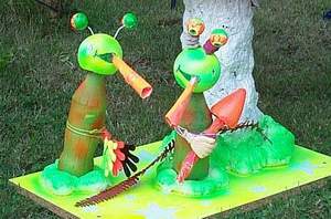 barbecue bij Tom en Tine